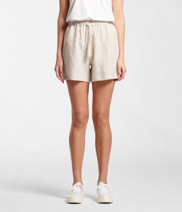 AS Colour Womens Linen Shorts Thumbnail