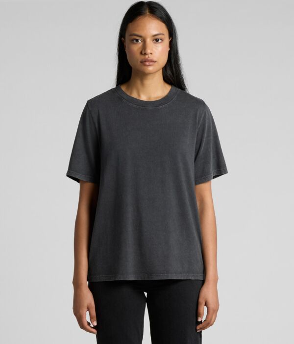 Wo's Stone Wash Heavy Tee Thumbnail