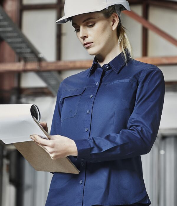 Womens Lightweight Tradie L/S Shirt Thumbnail