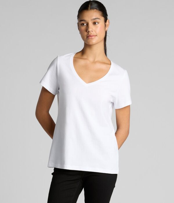 Wo's Maple V Neck Tee Thumbnail